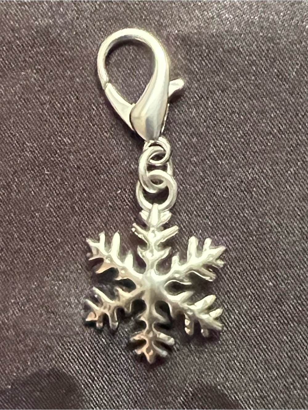Coach Silver Snowflake Charm - Picture 1 of 2